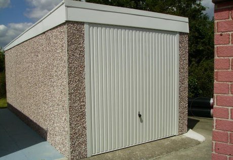 Replacement Pent Garage Roof